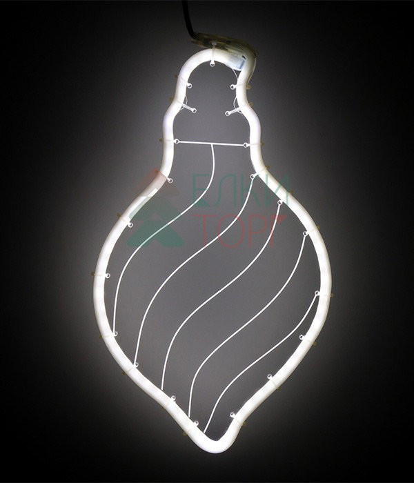 Светодиодная фигура из акрилайта холодное белое свечение, 24*42 см., 220В,  Beauty Led (HFS1-2W) 