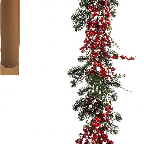 Гирлянда Айден с ягодами 180 см., House of Seasons  (84055)