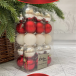 Набор пластиковых шаров Толледо 60 мм., 30 шт., Christmas DeLuxe (89768)