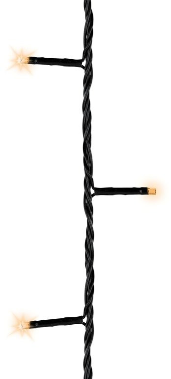 Светодиодная гирлянда с контроллером 9 м, 220V., 120 теплых LED ламп, черный ПВХ, Kaemingk (493083)