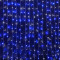 Светодиодный облегченный занавес 2*1.5 м., 220V, 300 сине-белых LED ламп, прозрачный ПВХ провод, Rich LED (RL-CS2*1.5-T/BW)