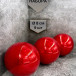 Набор стеклянных шаров Алые паруса 80 мм., 9 шт., Christmas DeLuxe (13879)