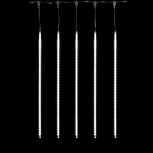 Гирлянда Тающие сосульки 5*1 м., 24V., 480 холодных белых LED ламп, коннектор, черный ПВХ, LTC (CCL480-10-1W)