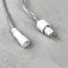 Светодиодная гирлянда с колпачком 100 теплых белых LED ламп 10 м., 24В., прозрачный провод ПВХ, IP65, LTC (PST100CAP-10-1WW)