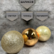 Набор стеклянных шаров Брызги шампанского 42 шт., Christmas DeLuxe (87159)