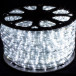 Дюралайт круглый Ø 10.5 мм., 220V, 3-жилы, холодные белые LED лампы 24 шт на 1 м., бухта 50 м, силикон, Winner (05.50.10,5.24W)
