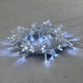 Светодиодная гирлянда с колпачком 100 холодных белых LED ламп 10 м., 220-230 В., прозрачный провод ПВХ, IP65, LTC (PST100CAP-10-2W)