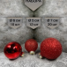 Набор стеклянных шаров Классический красный 42 шт., Christmas DeLuxe (87162)