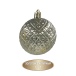 Набор пластиковых шаров Калейдоскоп 60 мм., золото, 35 шт., Christmas DeLuxe (89287)