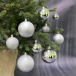 Набор пластиковых шаров Гамма 46 шт, серебро, Christmas DeLuxe (88021)