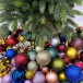 Набор пластиковых шаров Гамма 46 шт, серебро, Christmas DeLuxe (88021)