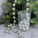 Бусы пластиковые Гигант 2*125 см., серебро, Christmas DeLuxe (14914)