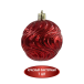 Набор пластиковых шаров Калейдоскоп 60 мм., красный, 35 шт., Christmas DeLuxe (89283)