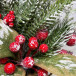 Новогодняя настольная композиция с красными ягодами 35 см., Christmas DeLuxe (89296)