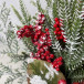 Новогодняя настольная композиция с красными ягодами 35 см., Christmas DeLuxe (89296)