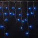 Светодиодная бахрома 3*0.5 м., 220V, 112 синих LED ламп, прозрачный силиконовый провод, Rich LED (RL-i3*0.5-T/B)
