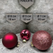 Набор стеклянных шаров Ягодный смузи  42 шт., Christmas DeLuxe (87165)