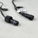 Светодиодная гирлянда с колпачком 100 холодных белых LED ламп 10 м., 220-230 В., черный провод ПВХ, IP65, LTC (PST100CAP-11-2W)