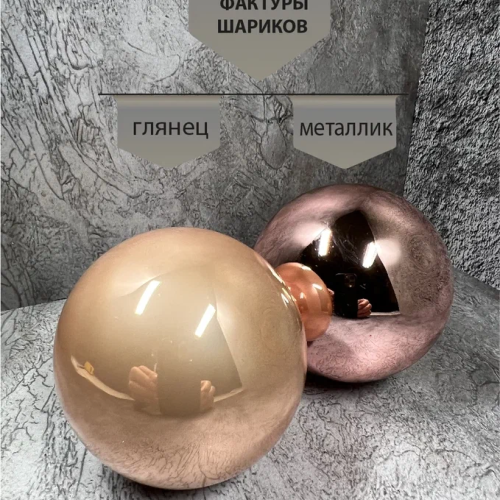 Набор стеклянных шаров Розовый, 26 шт., Christmas DeLuxe (83123-86455)