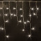 Светодиодная бахрома 3*0.5 м., 220V, 112 теплых белых LED ламп, прозрачный силиконовый провод, Rich LED (RL-i3*0.5-T/WW)
