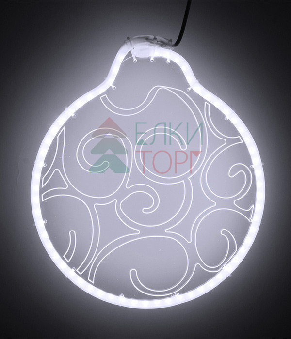 Светодиодная фигура из акрилайта 30*30 см., 220V., холодное белое свечение, Beauty Led (HFS3-2W)
