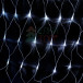 Светодиодная сетка 2*3 м., 384 холодных белых LED ламп, прозрачный ПВХ, LTC (NTL384M-10-2W)