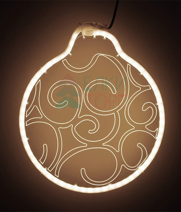 Светодиодная фигура из акрилайта 30*30 см., 220V., теплое белое свечение, Beauty Led (HFS3-2WW)