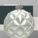 Набор винтажных стеклянных шаров Старинный вальс 80 мм., серебро, 9 шт., Christmas DeLuxe (14089)