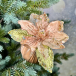 Винтажный шар Агава 15 см., шампань, 1 шт., Christmas DeLuxe (86578)