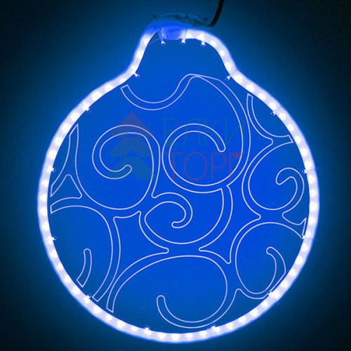 Светодиодная фигура из акрилайта 30*30 см., 220V., синие свечение, Beauty Led (HFS3-2B)