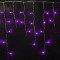 Светодиодная бахрома 3*0.5 м., 220V, 112 фиолетовых LED ламп, прозрачный силиконовый провод, Rich LED (RL-i3*0.5-T/V)