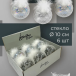 Набор стеклянных шаров Ледяной дождь 100 мм., 6 шт., прозрачный, Christmas DeLuxe (14032)