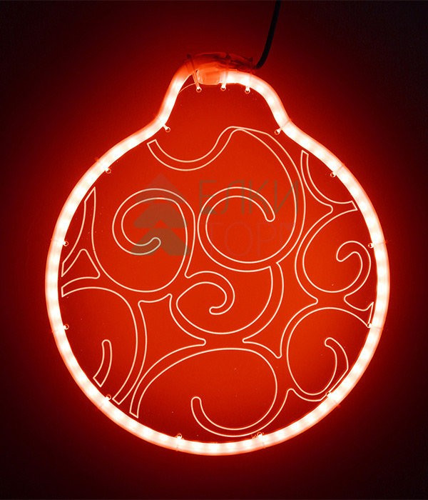 Светодиодная фигура из акрилайта 30*30 см., 220V., красное свечение, Beauty Led (HFS3-2R)