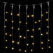 Светодиодный занавес 2*9 м., 1500 теплых белых Led ламп, 220В, черный провод, Rich Led (RL-C2*9-CB/WW)