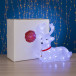 Светодиодная фигура Оленёнок 26×30×13 см., акрил, 220 В, 30 холодных LED, Luazon Lighting (4357271)