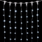 Светодиодный занавес с колпачком 1*6 м., 600 белых LED ламп, прозрачный провод ПВХ, IP65, LTC (PCL601CAP-10-2W)