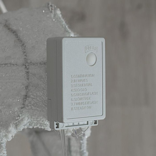 Светодиодная фигура Олень с санями 114*76 см., текстиль, металл, 220 В, Luazon Lighting (4357002)