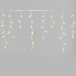 Светодиодная бахрома 3,1*0,5 м., 120 LED, шампань, статика, прозрачный провод ПВХ, LTC (PIL120CAP-10-2CH)