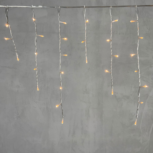 Светодиодная бахрома 4,9*0,5 м., 240 экстра теплых белых LED ламп, прозрачный провод ПВХ, Beauty Led (PIL240-10-2EWW)