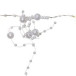 Гирлянда String Pearls Жемчужина, на батарейках, теплое белое свечение (728-34)