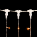 Светодиодный занавес 2*2 м., 400 желтых LED ламп, прозрачный провод ПВХ, LTC (PCL402-10-2Y)