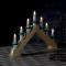 Светодиодная Рождественская горка 39×29×4.5 см., дерево, 220 В, Luazon Lighting (4357281)