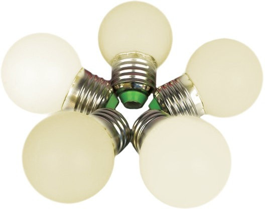 Лампа светодиодная для Белт-лайта 45 мм., теплый белый свет, Е27, 1Вт, Rich LED (RL-BL-E27-G45-WW)