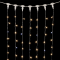 Светодиодный занавес 2*2 м., 400 теплых белых LED ламп, мерцание, прозрачный провод ПВХ, LTC (PCL402BLW-10-2WW)
