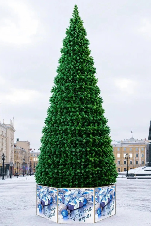 Уличная каркасная сосна Уральская Люкс 6 м., Леска, ЕлкиТорг (298600)