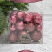 Набор пластиковых шаров Эллада 26 шт., ягодный смузи, Christmas DeLuxe (87034)