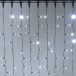 Светодиодный занавес 2*2 м., 400 LED, холодно белый, статика, черный провод каучук, LTC (ECO402-1-2W)