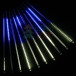 Гирлянда Тающие сосульки 10*0.5 м., 24V., 600 бело-синих LED ламп, коннектор, черный ПВХ, LTC (CCL600-10-1WB)