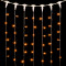 Светодиодный занавес 2*3 м., 600 желтых LED ламп, прозрачный провод ПВХ, LTC (PCL602-10-2Y)