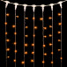 Светодиодный занавес 2*3 м., 600 желтых LED ламп, прозрачный провод ПВХ, LTC (PCL602-10-2Y)